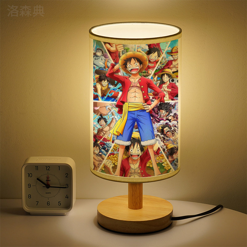 洛森典布卧室卡通三色变光小夜灯