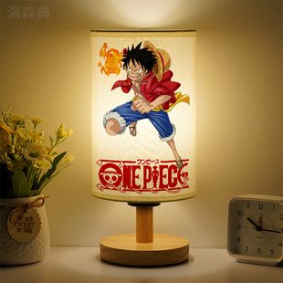 海贼王小夜灯新款网红周边床头灯动漫二次元LED灯日系卡通小台灯
