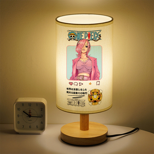 海贼王小台灯路飞索隆LED灯动漫日式定制床头灯学生二次元小夜灯