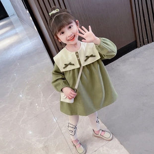 女童春装裙子两件套装2026新款时尚洋气韩系宝宝连衣裙女宝宝秋装