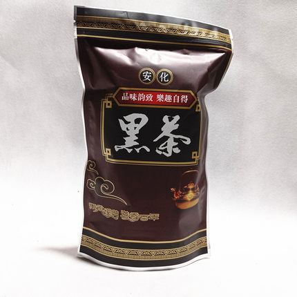 湖南安化黑茶陈年高品质手筑金花茯砖茶200g小块袋装茶便携便泡