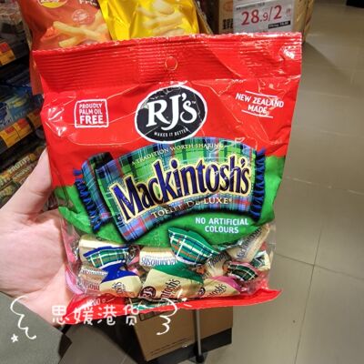 香港代购进口RJ'S杂果圆管/酸沙杂果圆圈/杂锦拖把/杂果蛇形软糖