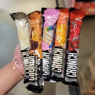 香港代购 进口WARRIOR红桑海盐焦糖生日蛋糕巧克力香脆蛋白棒64g