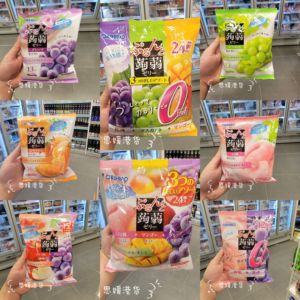 香港代购 日本进口大林蒟蒻啫喱果冻葡萄/芒果/白桃/多种混合口味
