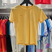 团购系列速干凉爽运动上衣ATSU552 新款 李宁短袖 T恤女子2024春季