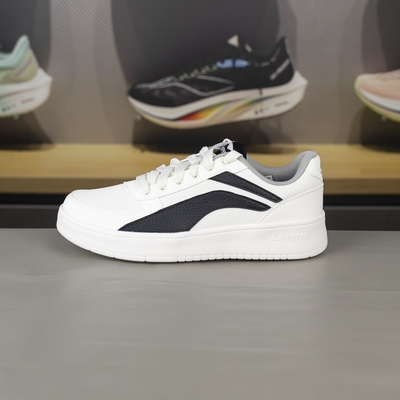 李宁系带男子板鞋低帮休闲鞋