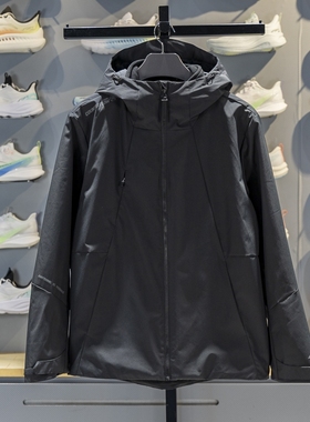 李宁男子三合一运动风衣2025新品加绒保暖防泼水宽松外套AWBV089