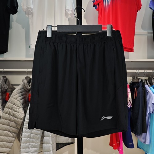 李宁男子运动休闲短裤凉爽透气