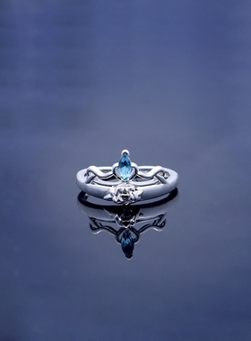 男女钛钢太宰治活口戒指