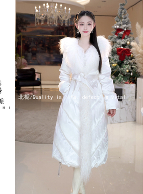 【白羽天使】简约百搭纯色滩羊毛短款羽绒服815660+长款815661