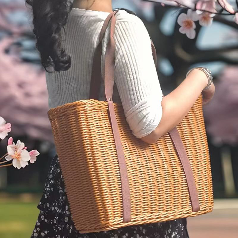 工编织水果篮网红年轻人洗澡篮