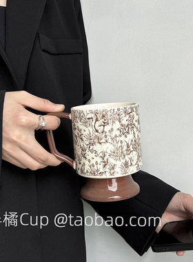 棕色狐狸高脚杯马克杯礼盒