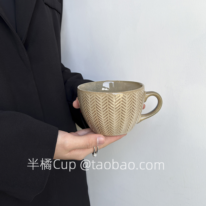 复古麦穗马克杯礼盒礼袋