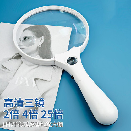 拜斯特手持式25倍放大镜带