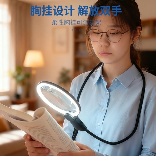 拜斯特台式胸挂带灯放大镜