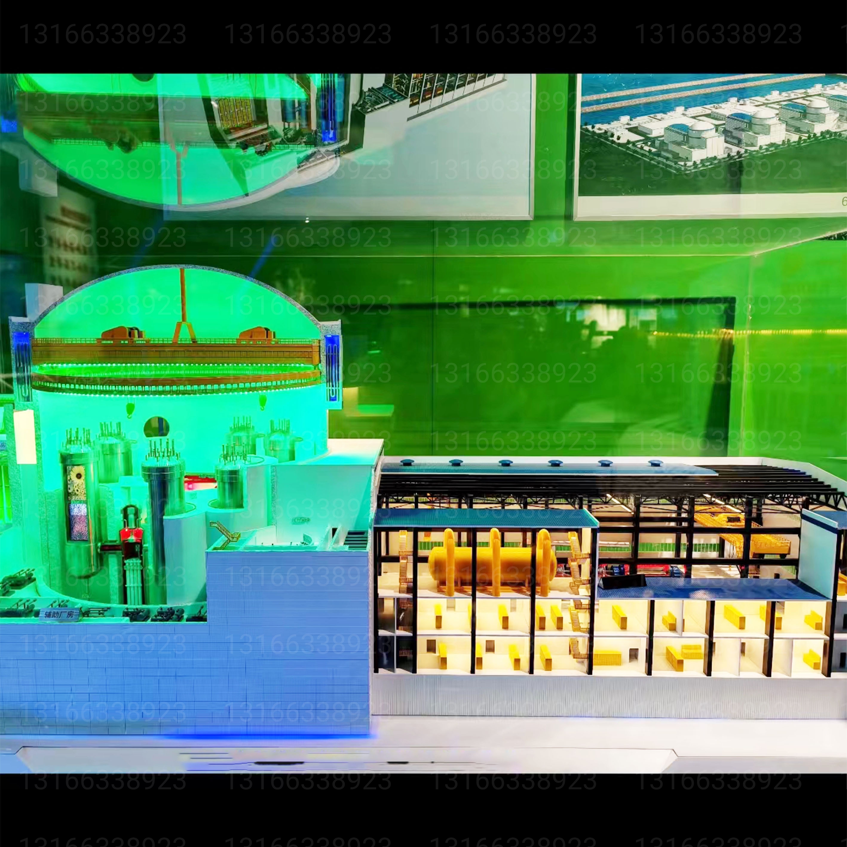 核电站模型核反应堆堆芯结构模型