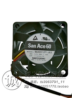 机箱风扇9GA0612P1J063 6038 12V 1.5A 6CM服务器暴力增压风扇