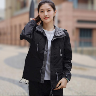 春装 夹克外套休闲上衣百搭潮款 新款 连帽工装 户外8870 男士