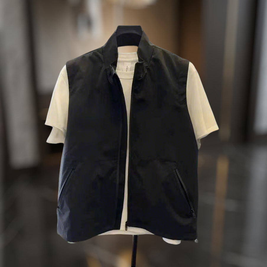 春秋新款男士薄款透气高端立领款拉链纯色休闲雅痞男款马甲修身型,男装,常规马甲,淘宝优惠券,粉丝福利购,淘宝优惠卷