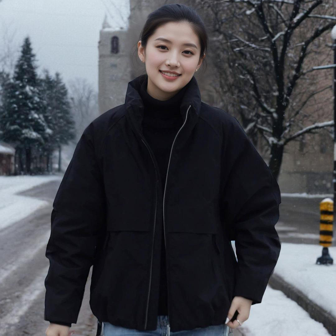 【羽绒服】2025男士冬季新款立领外套保暖休闲上衣服加厚秋冬2568