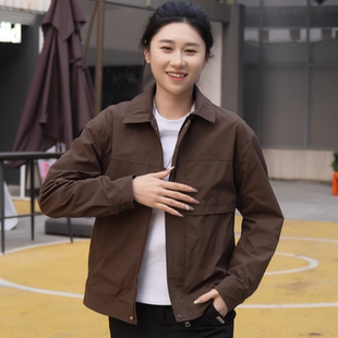 春装 外套上衣休闲韩版 新款 翻领夹克潮流时尚 百搭 春秋季 2025男士