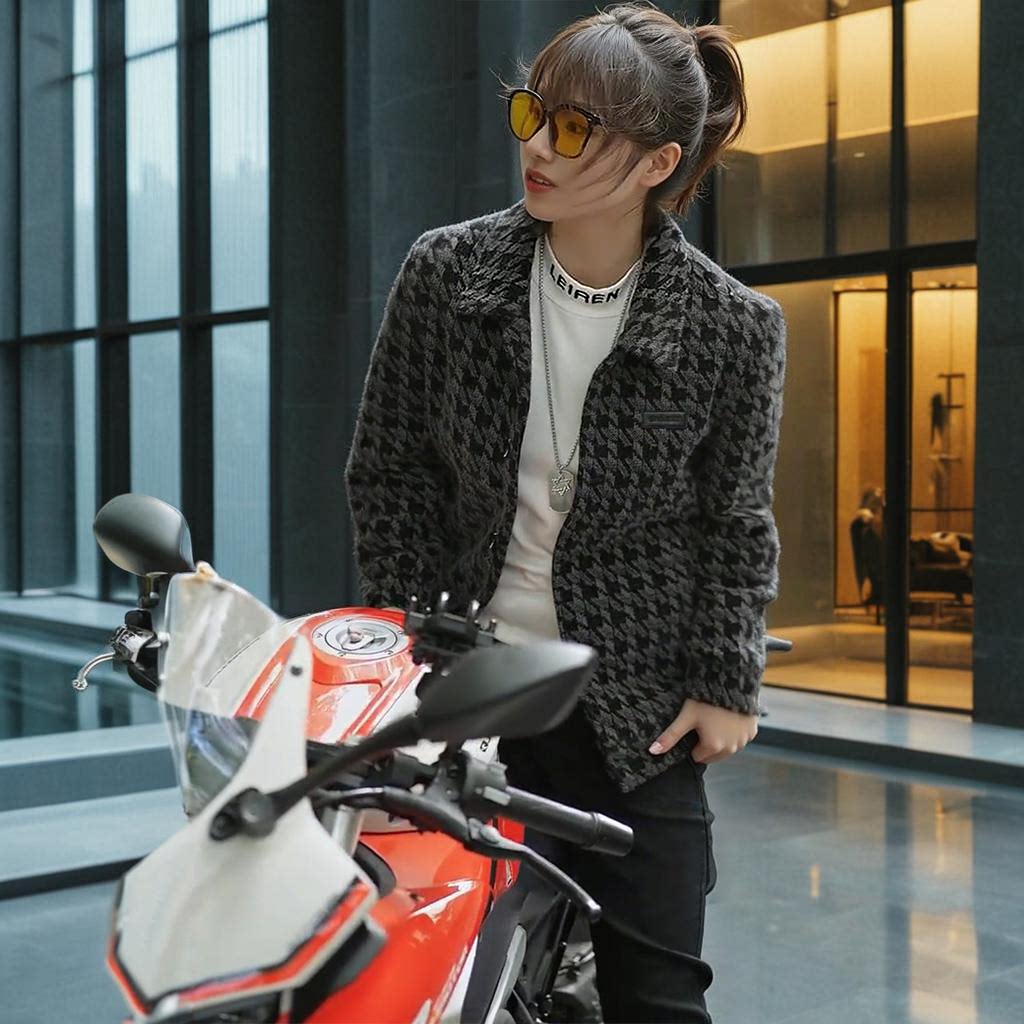 春秋款潮牌品质夹克男士潮流修身加厚加棉外套休闲短款呢子风衣