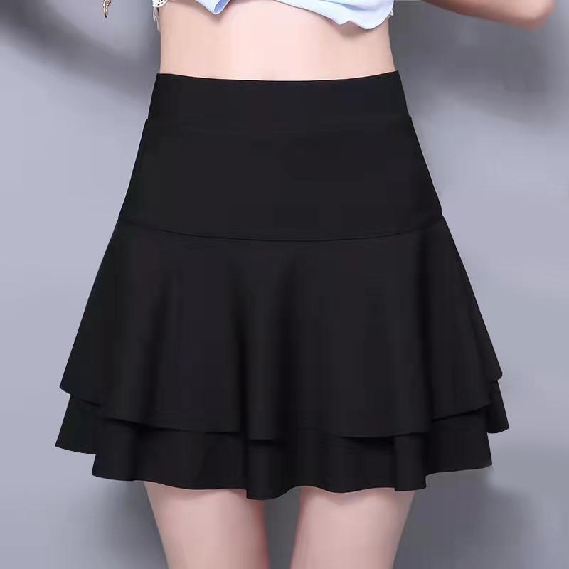 蛋糕裙短裙女2025新款高腰跳舞