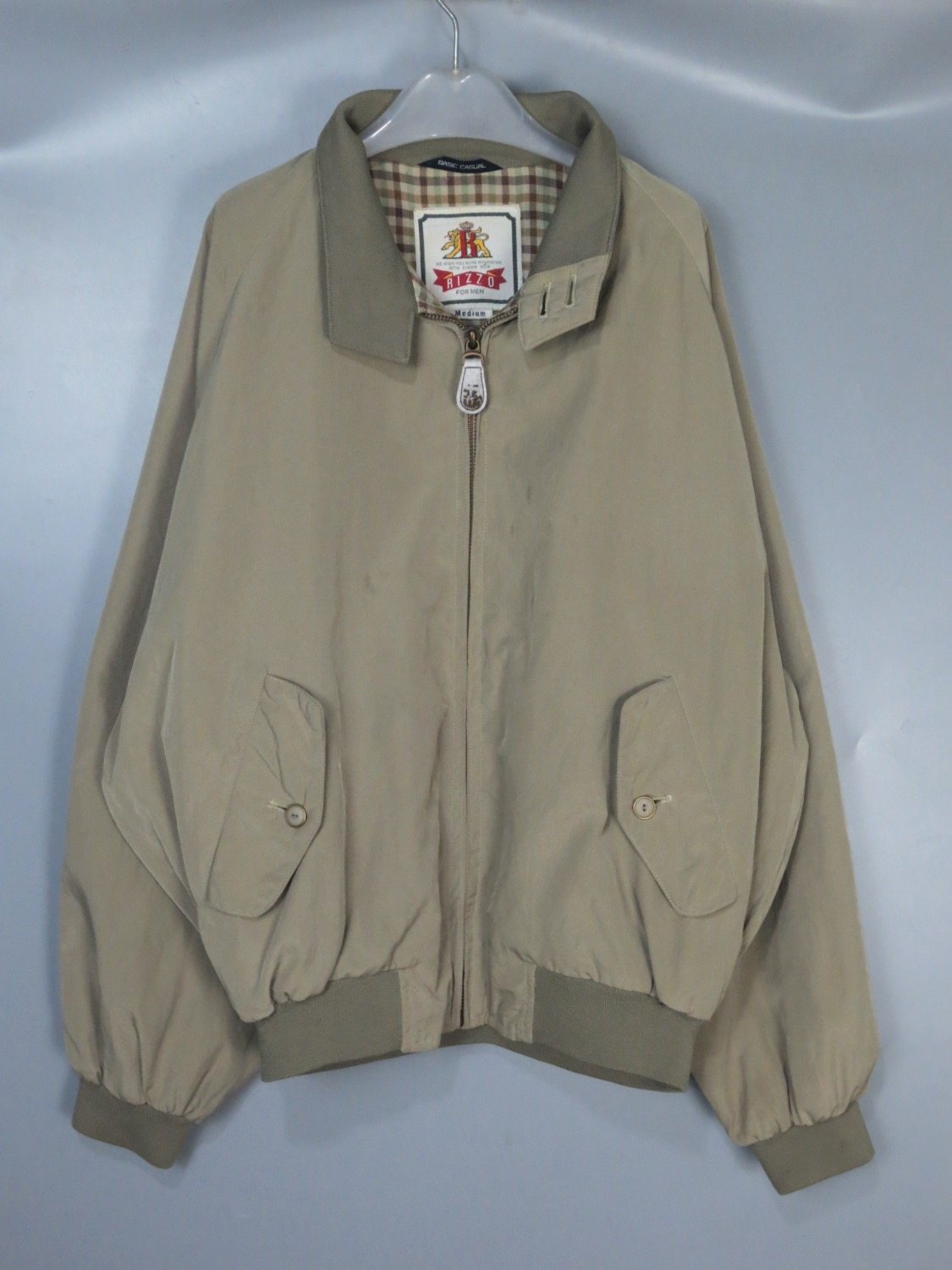 vintage 古着正品rizzo阿美咔叽女款90s中古日本卡其色休闲夹克