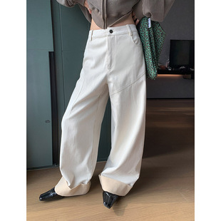 百搭神裤 裤 宽松显瘦百搭休闲裤 春夏新款 子女 直筒阔腿裤 洛边