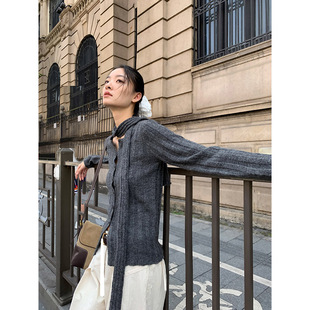 秋冬修身 马海毛针织开衫 毛衣 辣妹细围巾ACE全能内搭羊毛 洛边