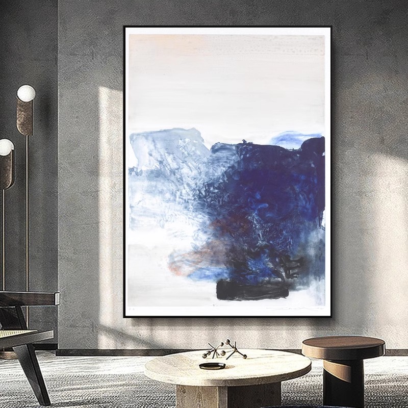 抽象装饰画油画北欧风格玄关客厅挂画房间酒店公寓卧室现代墙壁画图片