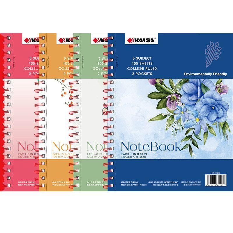 凯萨花园系列美式科目笔记本