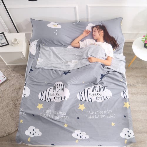 纯棉出差双人便捷酒店用品睡袋