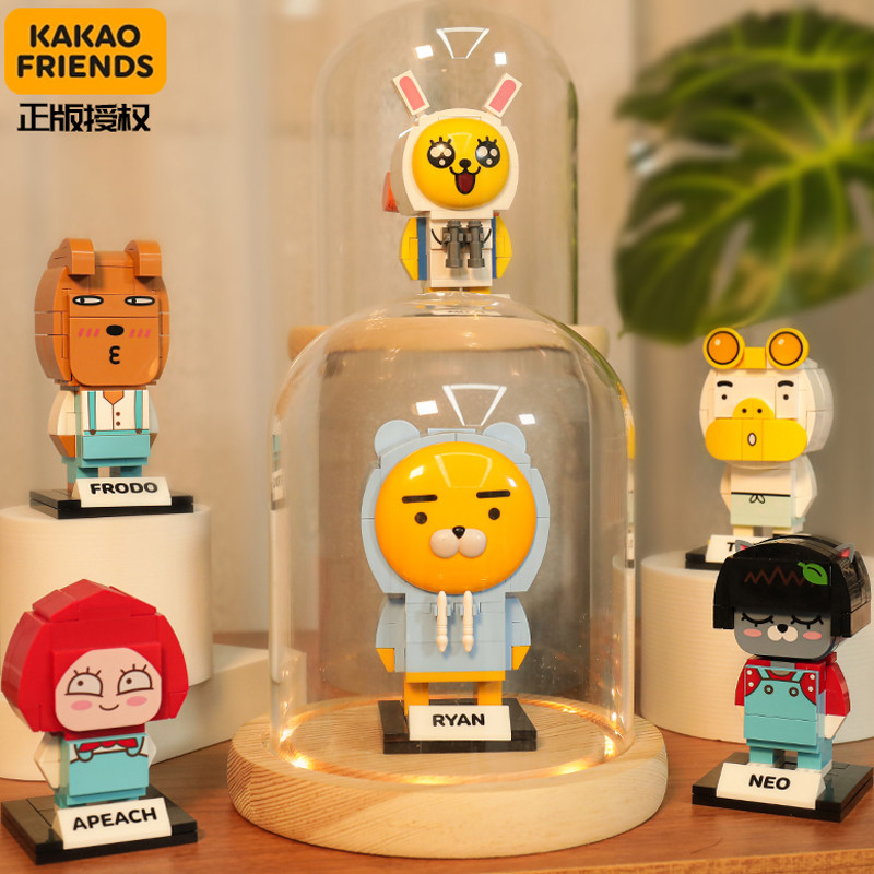 KAKAO人偶拼装积木桌面摆件