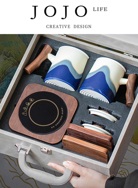 JOJO'S L.PD.invade.陶瓷茶杯高档轻奢办公室泡茶情侣对杯 | 苍山