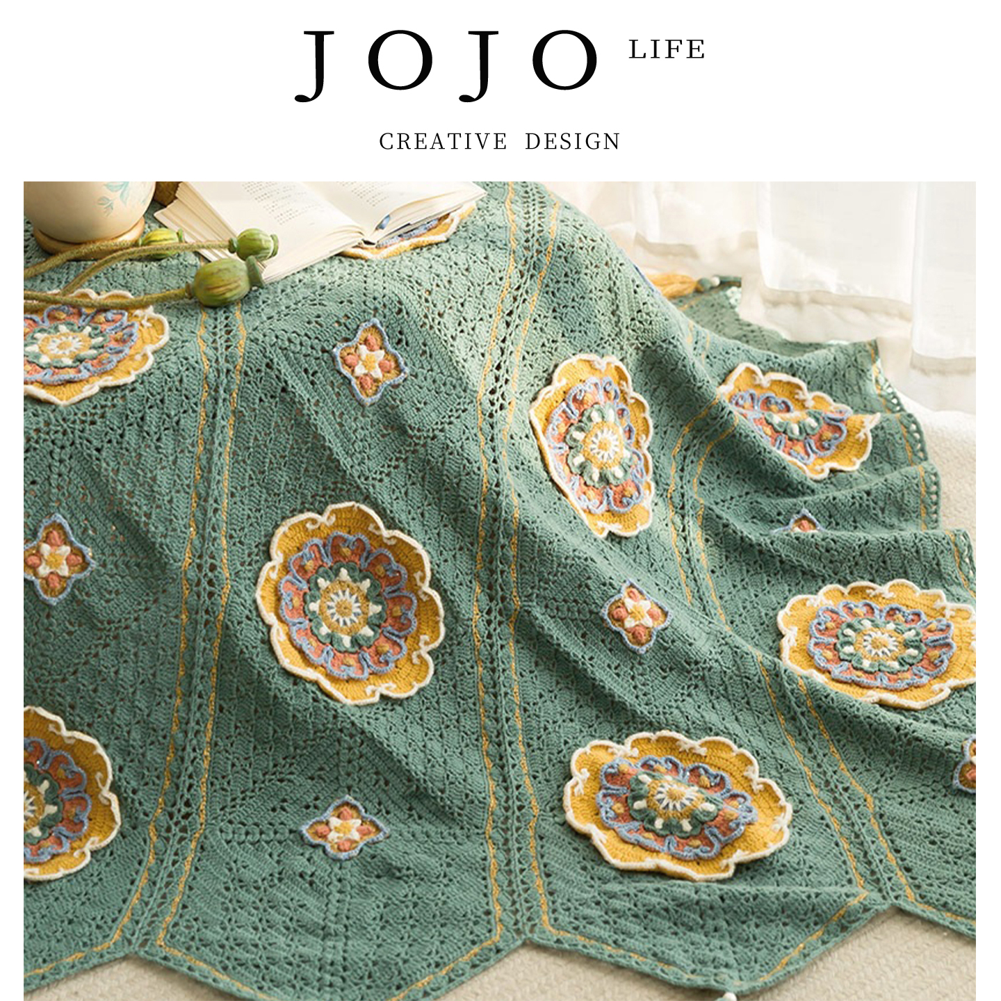 JOJO'SLIFEPD琼华桌旗毯DIY毯