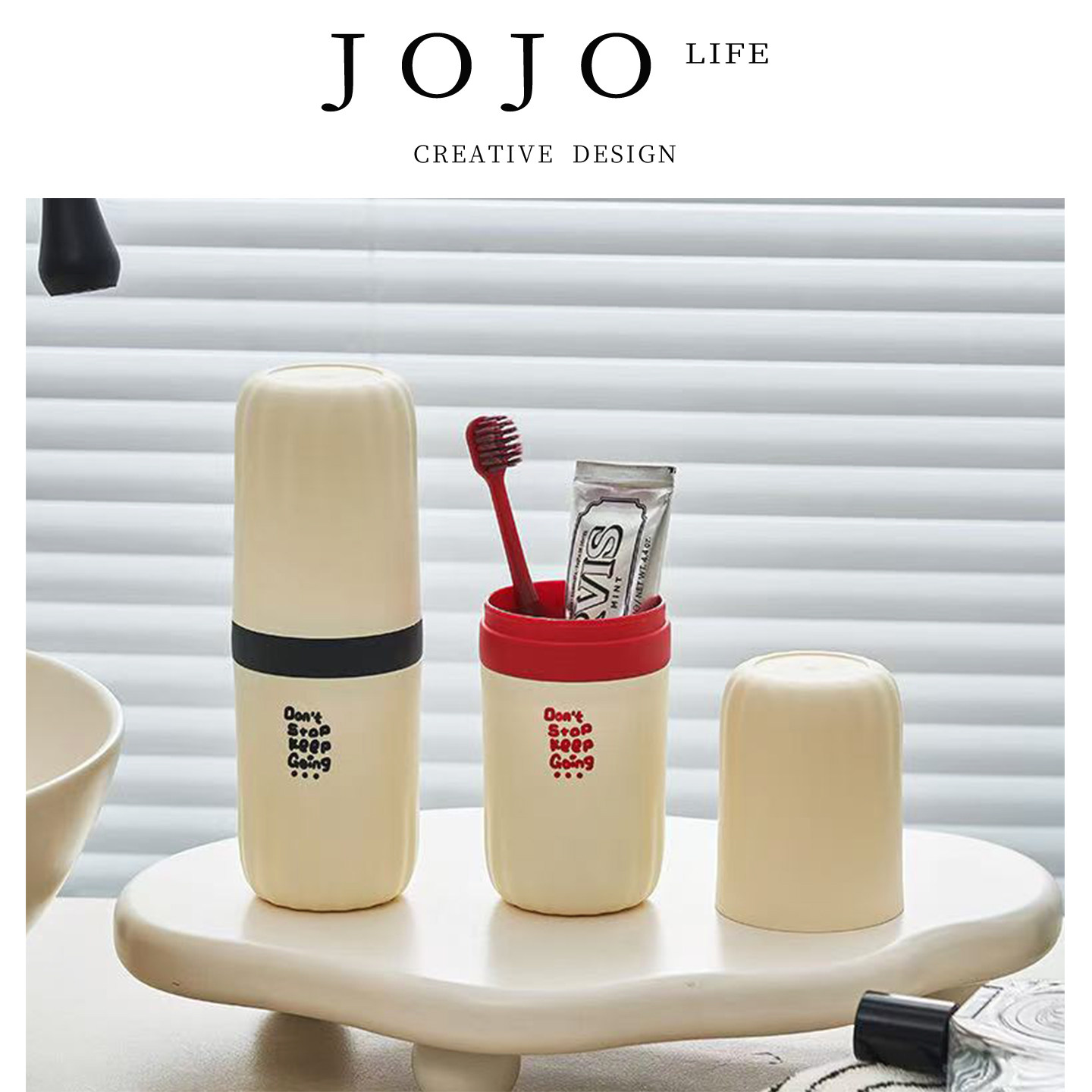 JOJO'S L. PD.MEDIUM.学生宿舍旅行漱口杯套装可爱便携式 | 醋媒,家庭/个人清洁工具,洗漱杯,淘宝优惠券,粉丝福利购,淘宝优惠卷