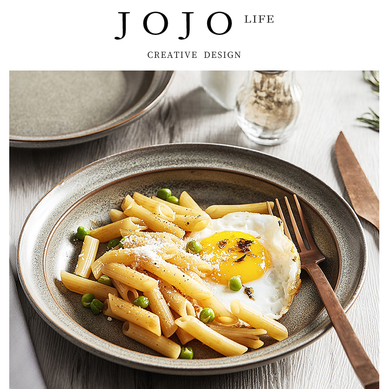 JOJO'SLIFEPD草帽盘浅口盘家用