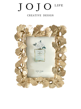 JOJO'S L. PD.Title·画框美式欧式复古怀旧银杏叶相框 | 烟扉
