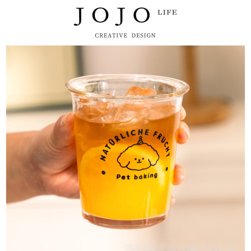 JOJO'SLIFEPD小狗钠钙玻璃水杯
