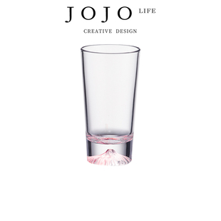 JOJO PD.Rabbit.杯具粉色山脉玻璃创意高颜值杯子 兔绘