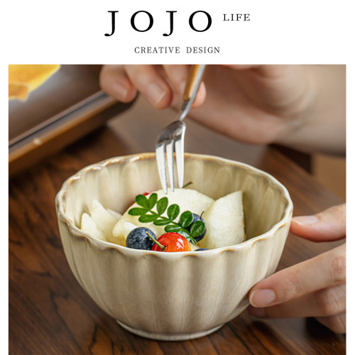 JOJO'SLIFEPD陶瓷碗日式米饭碗