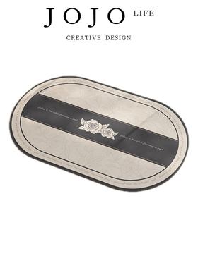 JOJO'S L. PD.pheasant.轻奢高级感浴室吸水地垫防滑门垫丨山鸡