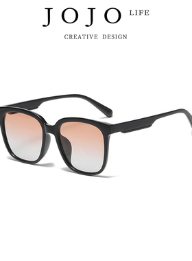 JOJO'S L. PD.needed.防紫外线防晒眼镜韩潮大方框复古墨镜 |己需
