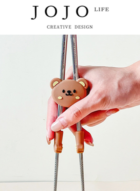 JOJO'S L. PD.mix.筷套装熊家族316L儿童练习家用宝宝吃饭 | 混躏