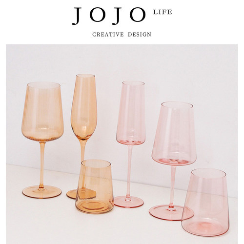 JOJO'SLIFEPD红酒杯火烈鸟粉色