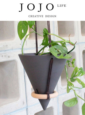 JOJO'S L. PD.Backflow.创意手工悬挂花盆多肉植物透气 | 后流