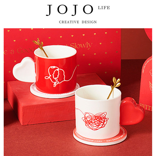 JOJO'SLIFEPD慢慢相遇陶瓷水杯