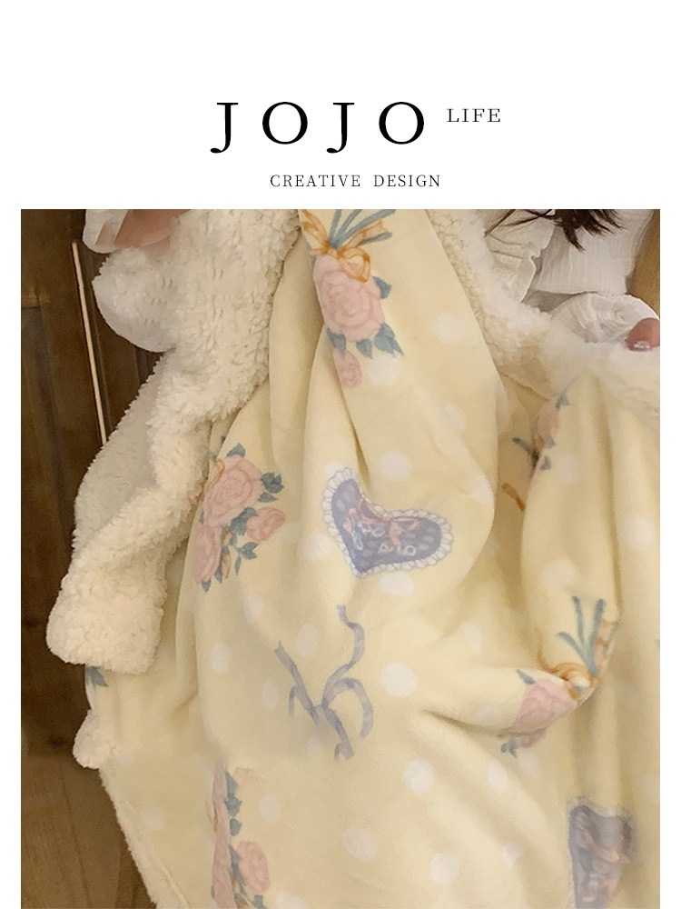 JOJOS L. PD · 월계수 · 담요 홈 인 양 벨벳 담요 겨울 산호 벨벳