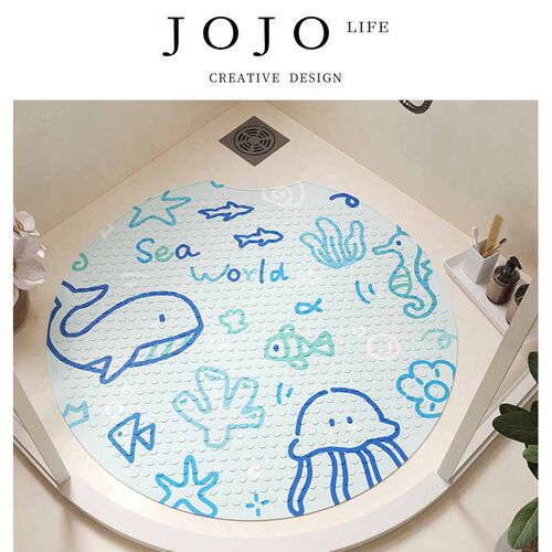 JOJO'SLIFEPD洗澡防摔脚垫地垫